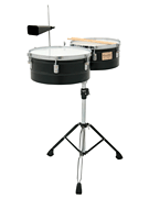 Black Powder Coated Shell Timbales 13 and 14